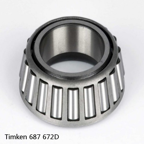 687 672D Timken Tapered Roller Bearings #1 small image