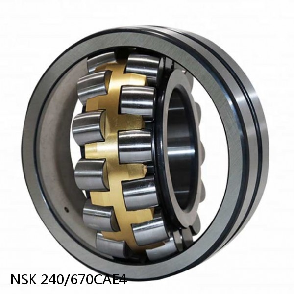 240/670CAE4 NSK Spherical Roller Bearing #1 image